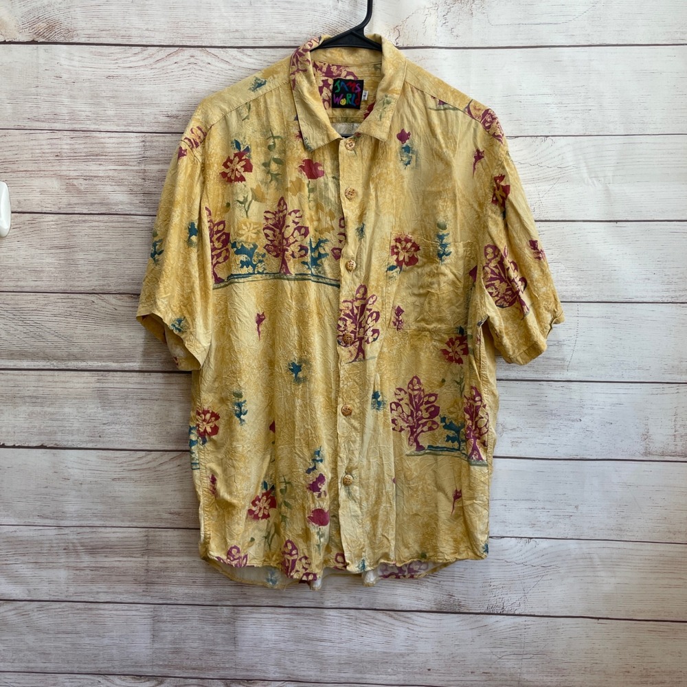 VINTAGE JAMS‎ WORLD BATIK PRINT SHIRT